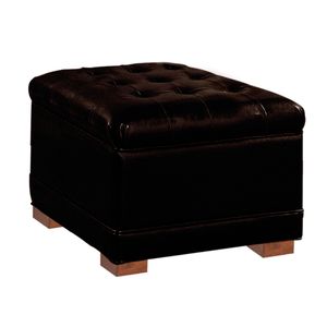 Baul Tapizado Darcy Mavisac Pequeño Color Chocolate