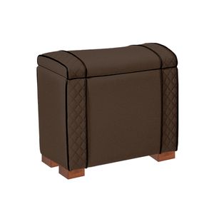 Baul Tapizado Arya Mavisac Pequeño Color Marron Claro