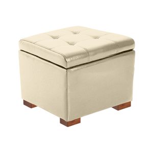 Baul Tapizado Couster Mavisac Pequeño Color Marfil