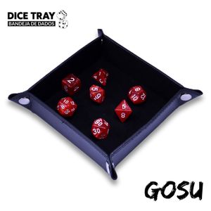 Accesorios Dice Tray Square: Black Gosu