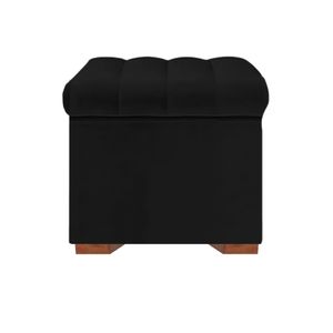 Baul Tapizado Lirio Mavisac Pequeño Color Negro