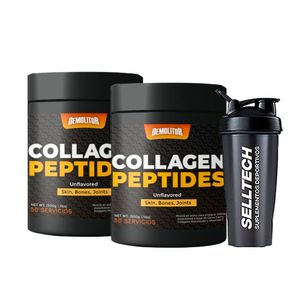 Pack Demolitor Colageno Hidrolizado 500gr Natural X2