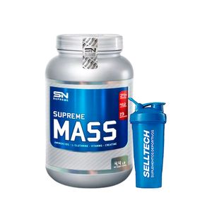 Ganador de Peso Supreme Nutrition Supreme Mass 4lb Vainilla + Shaker