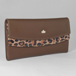 Billetera Mujer Reyes Solo Cueros SD101 Kiara Color Marron