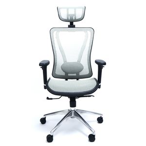 Silla Giratoria Ergonómica Londres Grey Decorplas Brazos Regulables 3D
