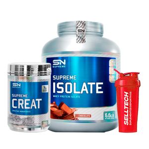 Supreme Isolate 6.6 Lb Chocolate + Creatina 500gr + Shaker