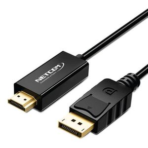 Cable Displayport a HDMI Netcom Pvc Macho 5 Metros 4k DP a HDMI 60hz
