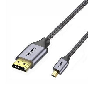 Cable Micro Hdmi a Hdmi 5 Metros NETCOM 2.0 4K 60 Hz ULTRA HD eARC
