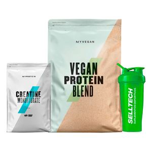 Vegan Protein Blend 1kg Café Y Nueces+creatina 250gr