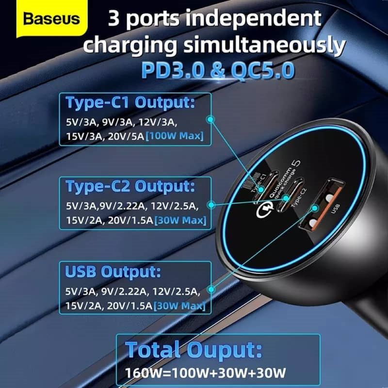 Comprar Baseus CARGADOR PARA COCHE CON BLUETOOTH Y MP3 CONECTOR MECHERO  BASEUS