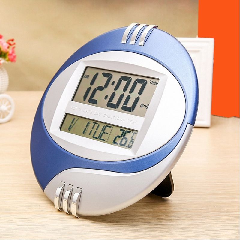 Reloj Pared Digital -Fecha Hora Temperatura - Real Plaza