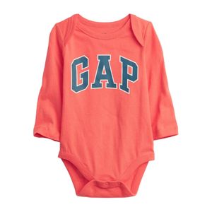 Body Baby Gap con Logo Gap 100% Algodón Manga Larga para Bebé Niño