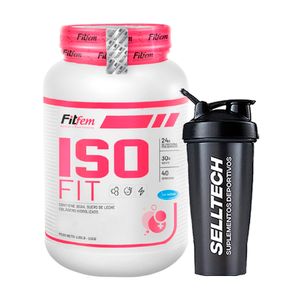 Proteína Fitfem Iso Fit 1.2kg Chocolate + Shaker