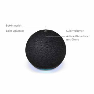 Altavoz inteligente Amazon Echo Dot 5ta generación (2022), control de voz con Alexa, negro