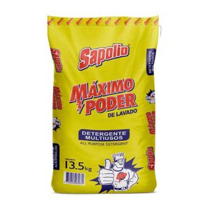 Detergente en Polvo Sapolio Profesional 13.5kg