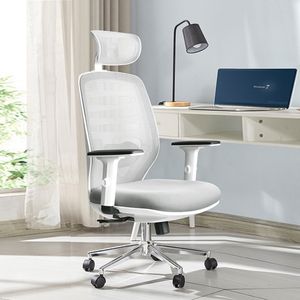 Silla Giratoria Ergonómica Nicole H Colors Grey Decorplas Brazos Regulables