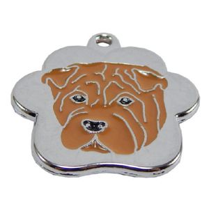 Placa de Identificación para Perro Sharpei Rainbow