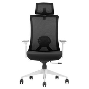 Silla Giratoria Ergonómica Decorplas Atenas H Colors Black con Brazos 3D