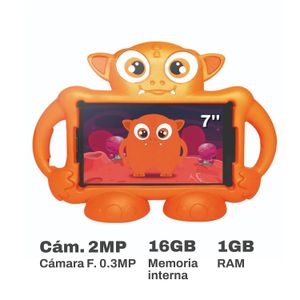 Tablet Advance Intro TR7989 7" 1GB RAM 16GB Cover Naranja