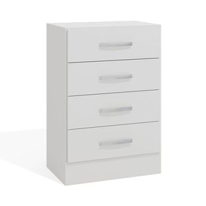 Cómoda Cali 4 cajones Blanco