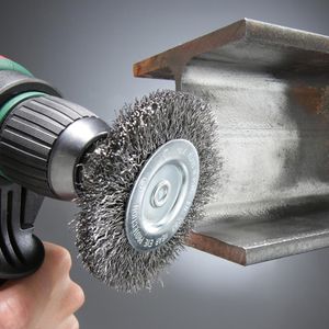 Cepillo Hss grueso ondulado para taladro 100x6mm Kwb