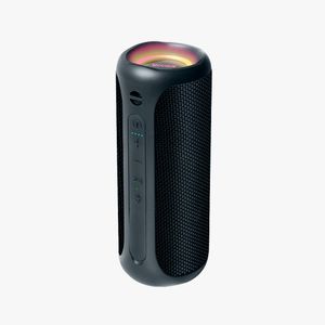 Parlante Bluetooth Movisun Power Smart Plus Acuatico Luz LED 22W Negro