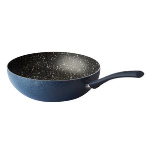 Wok ILKO 28cm Granito Navy Azul