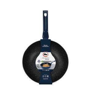 Wok ILKO 28cm Granito Navy Azul