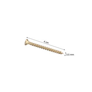 Tornillo Bicromatado 3.5x40 mm x 50 unidades