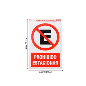 Señal Prohibido Estacionar