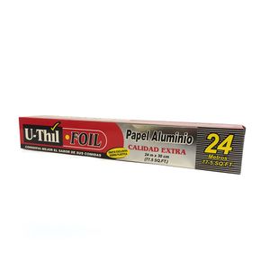 Papel de aluminio Uthil 30cm x 24 metros