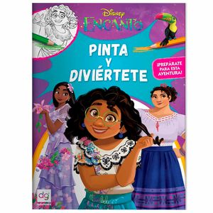 Libro Infantil DISTRIBUIDORA GRÁFICA Pinta y Diviertete con Encanto