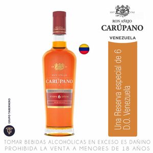 Ron CARUPANO Reserva 6 Especial Botella 750ml