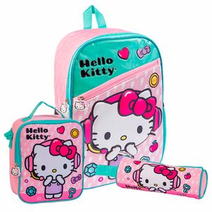 Pack HELLO KITTY Mochila + Lonchera + Cartuchera