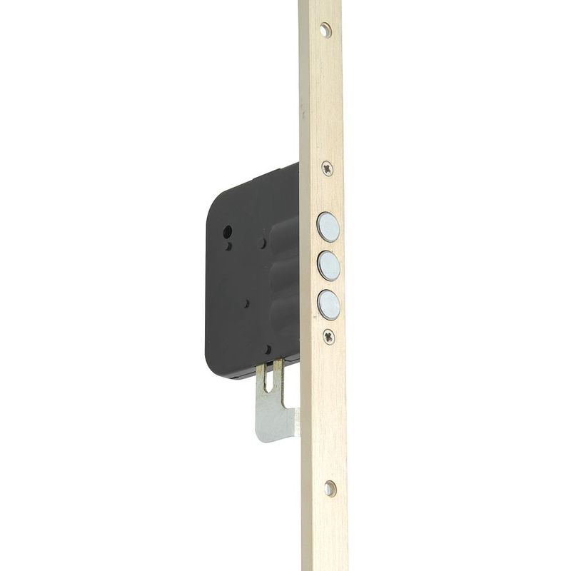 Cerradura de seguridad roja para puerta delantera de 1.772 in-2.165 in,  cerradura de seguridad resistente con llaves