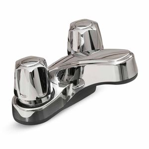 Mezcladora para Lavatorio Bimando Trebol Grazia 4" Baja Plata Cromado