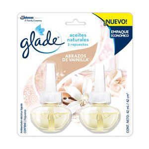 Repuesto de Glade Aceites Naturales Vainilla x2 unids.