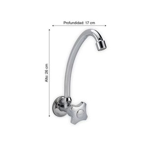 Llave de lavadero a la pared Punta Sal