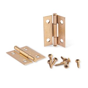 Bisagra Capuchina Liviana Bronce 11/2"x2" x 2 unidades