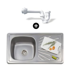 Lavadero Durainox 1 poza S/A C/E 89.3x46cm Record