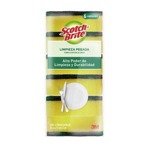 Esponja 3M 2 en 1 x 6 unidades