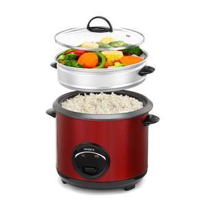Olla Arrocera Holstein Roja con vaporera 2.5 litros