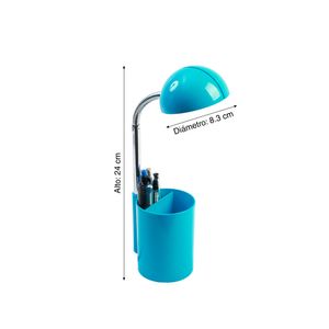 Lámpara de escritorio LED Vase Celeste