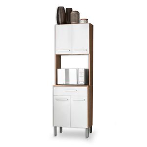 Mueble Alacena de Cocina Aitana 60cm MDP Blanco/Beige Orange