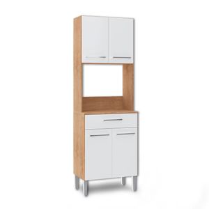 Mueble Alacena de Cocina Aitana 60cm MDP Blanco/Beige Orange