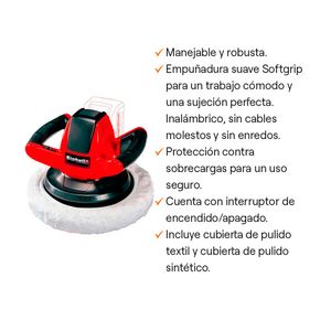 Pulidora para Auto Einhell CE-CB 18/254 LI 18V