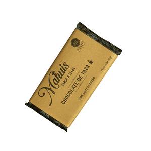Chocolate para Taza Mahuis 100% Cacao Barra 90g