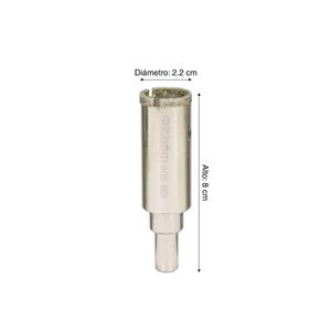 Sierra copa diamantada 7/8" - 22mm