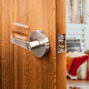 Manija para dormitorio semi recta Forte Acero