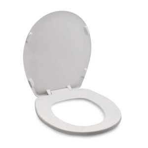 Asiento inodoro redondo Resina Sifón Blanco Melaminex